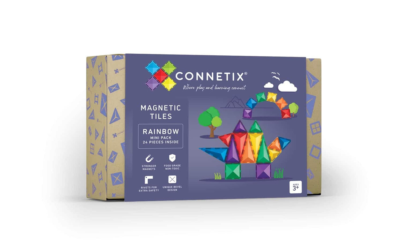 Connetix Rainbow Mini Pack in box