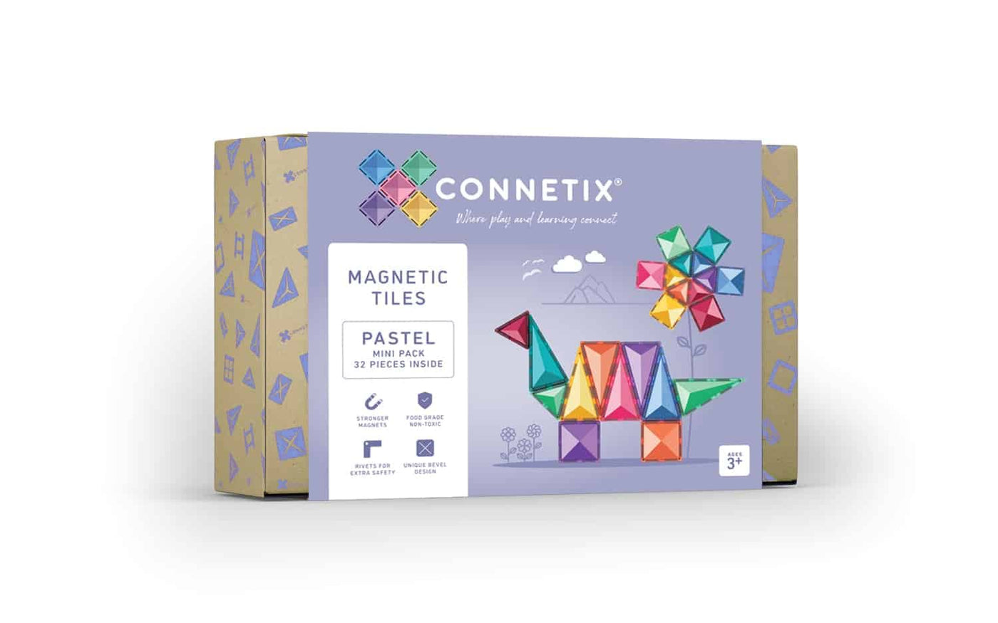 Connetix Pastel Mini Pack 32 Pieces