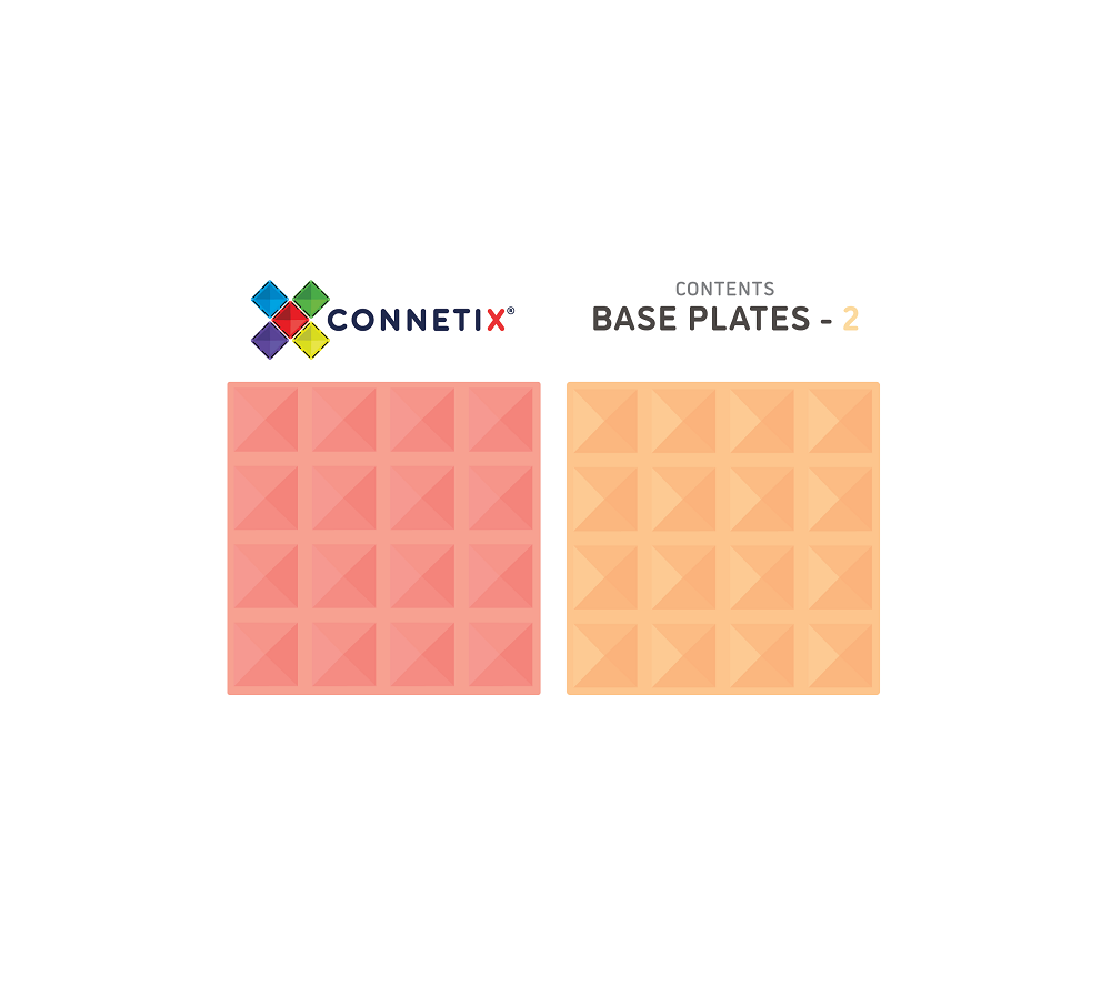 Connetix base plates contents