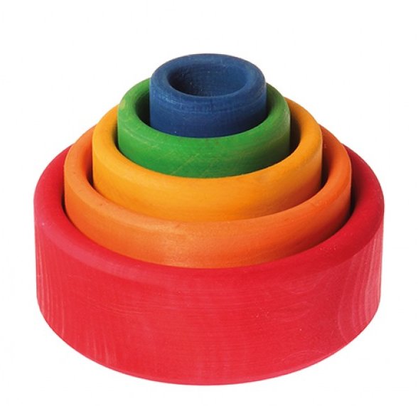 Grimms Stacking Bowls Coloured