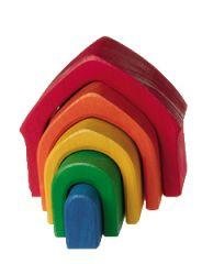 Grimms - Coloured Stacking House