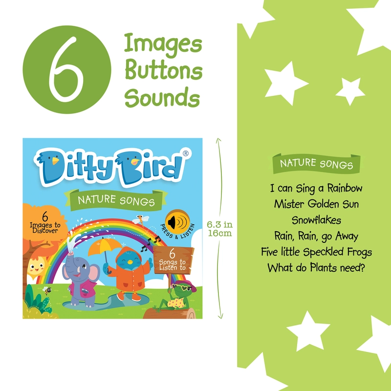 Ditty Bird Nature Songs Board Book