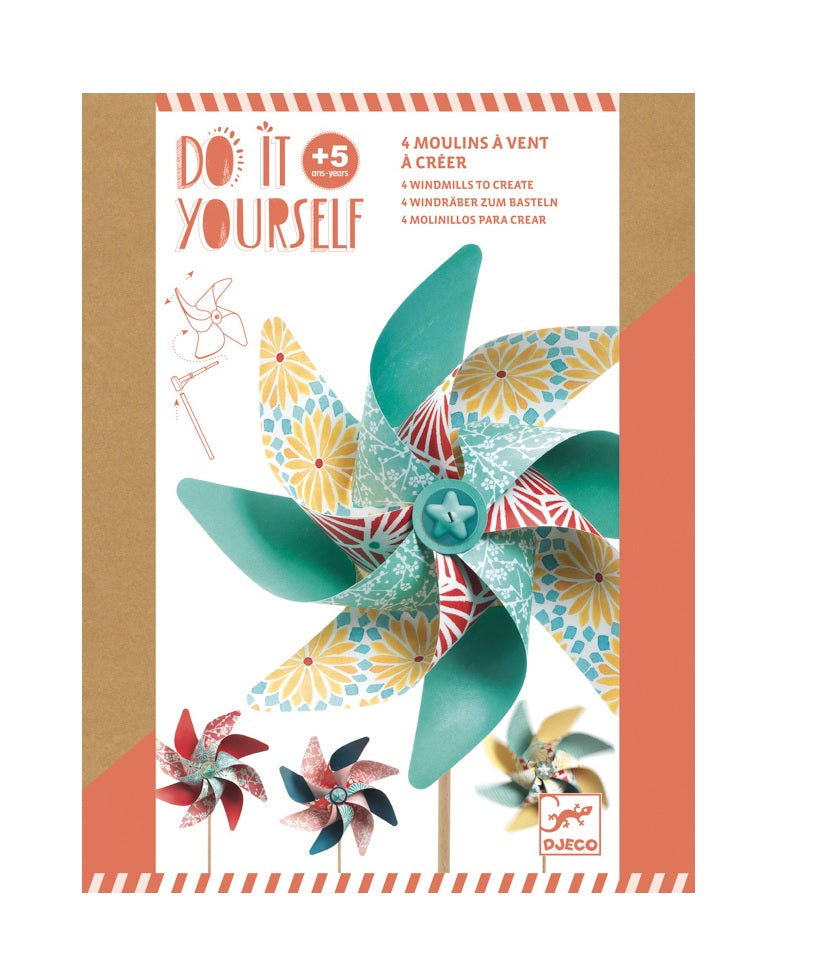 Djeco Do It Yourself Windmills to Create