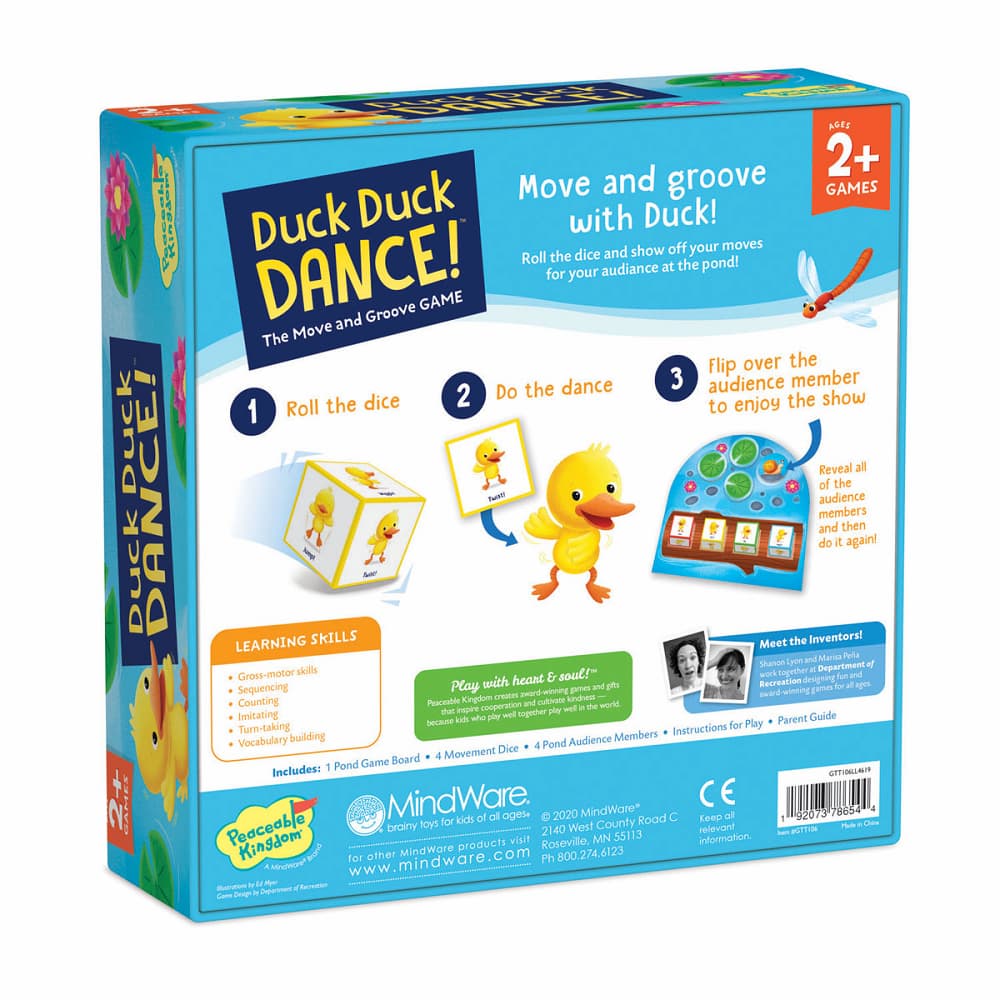 Peaceable Kingdom - Duck Duck Dance game for toddlers