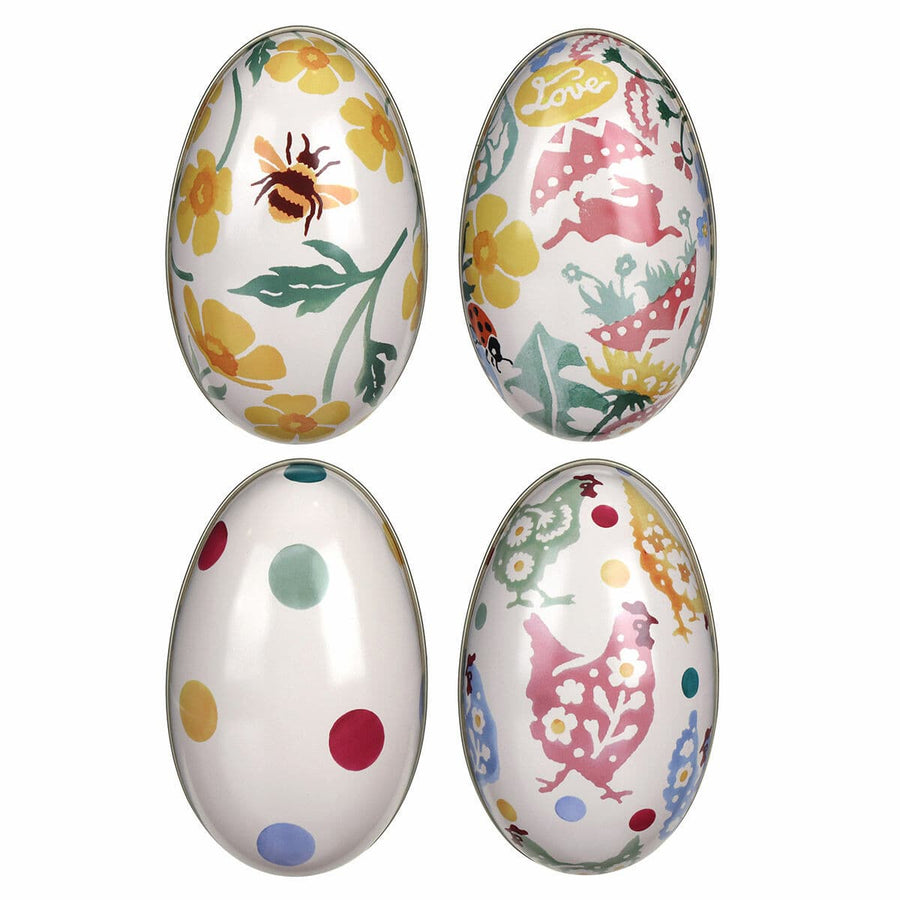 Emma Bridgewater Easter Egg Shaped Tins - assorted