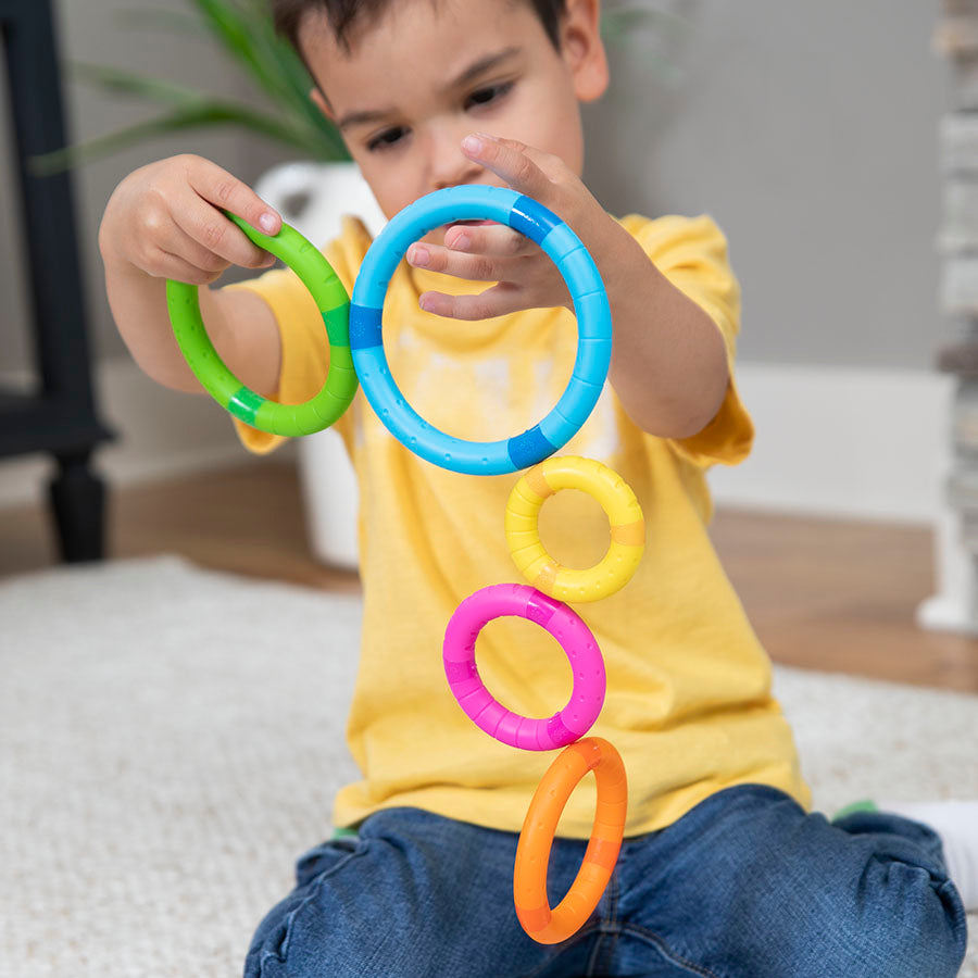 Fat Brain Toys Tinker Rings Magnetic Baby Toy 