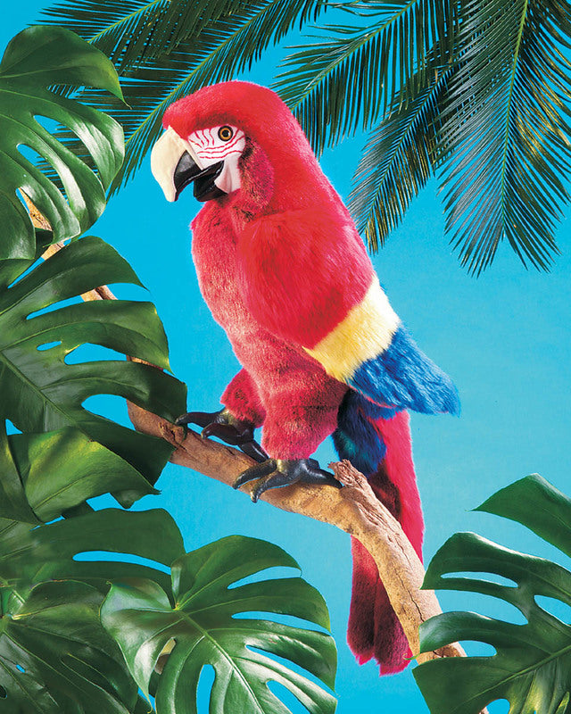 Folkmanis - Scarlet Macaw Puppet
