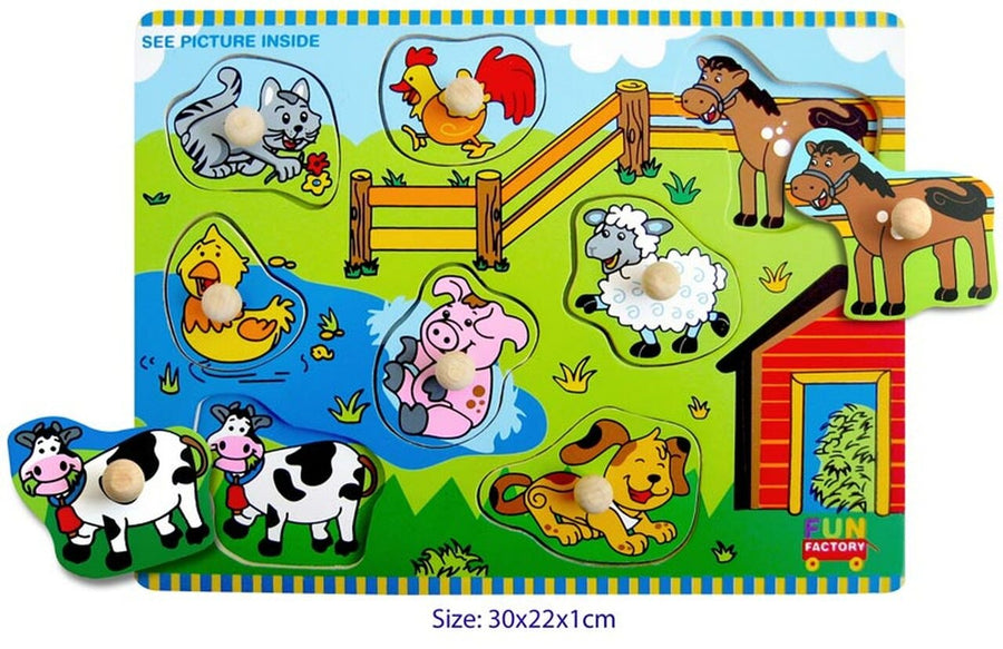 Fun Factory Farmhouse Peg Puzzle