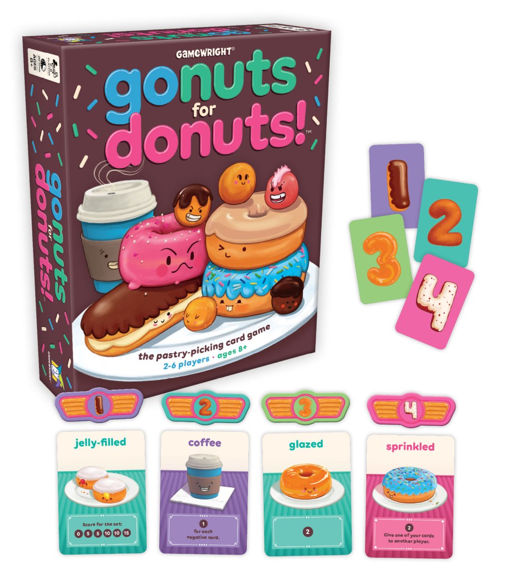 Gamewright - Go Nuts For Donuts Card Game