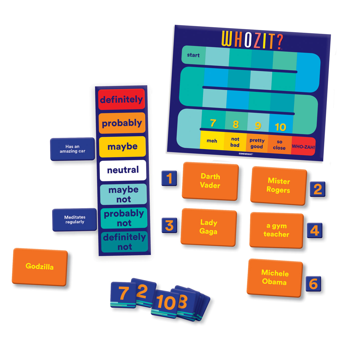 Gamewright Whozit? Game contents