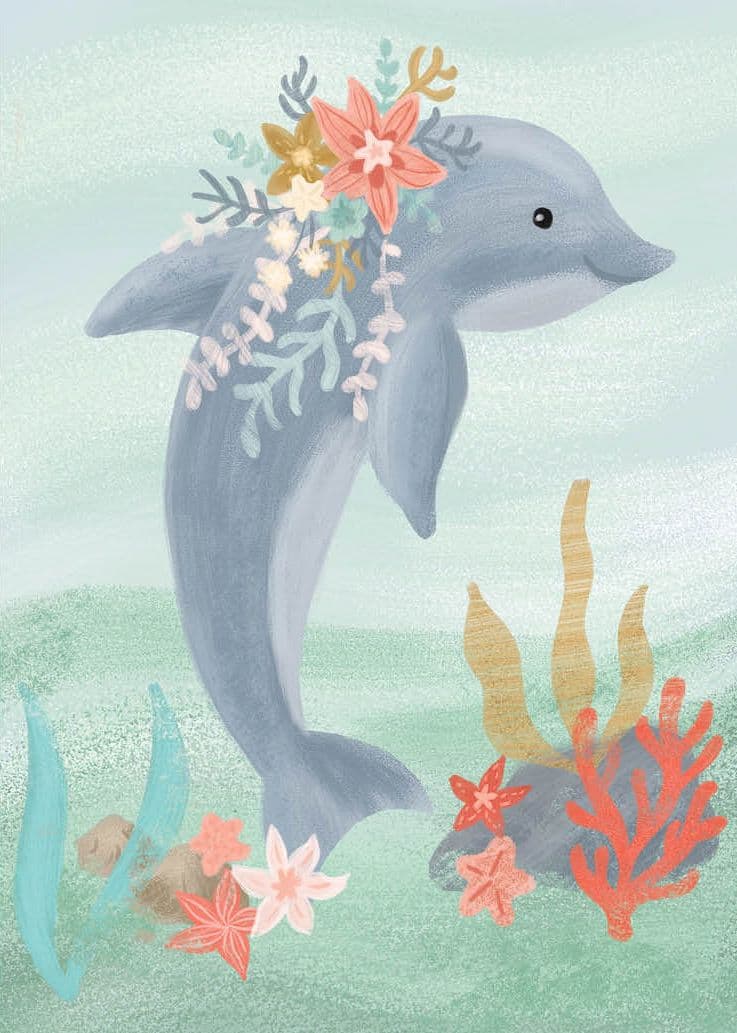 Dolphin Greeting Card