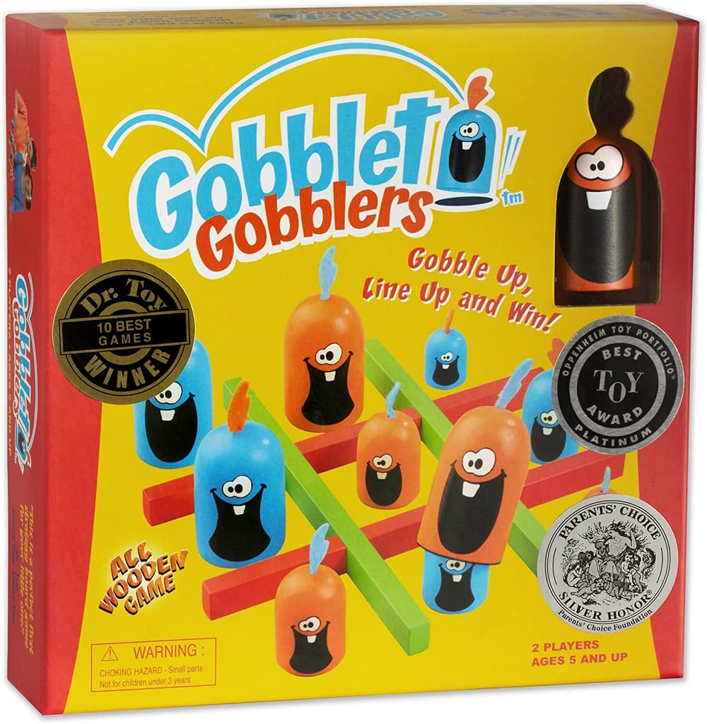 Gobblet Gobblers wooden game