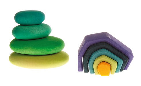 Grimms - Moss Pebbles Building Set