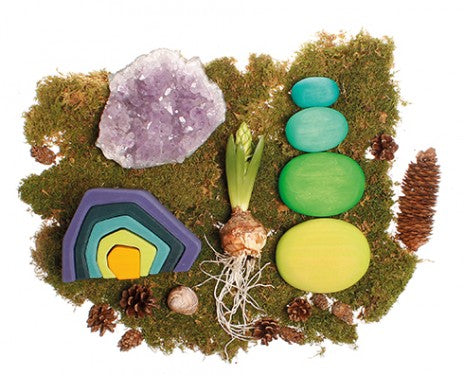 Grimms - Moss Pebbles Building Set