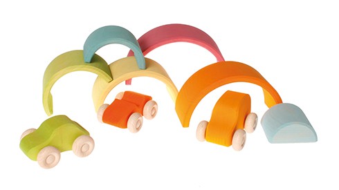 Grimms - Pastel Rainbow Medium