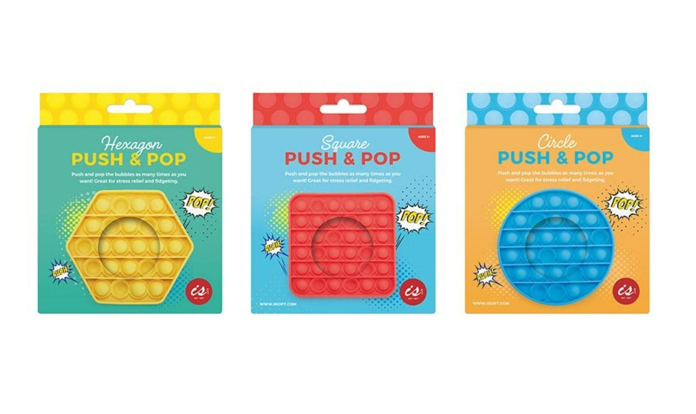 IS Gifts Push and Pop Fidget Toys in box