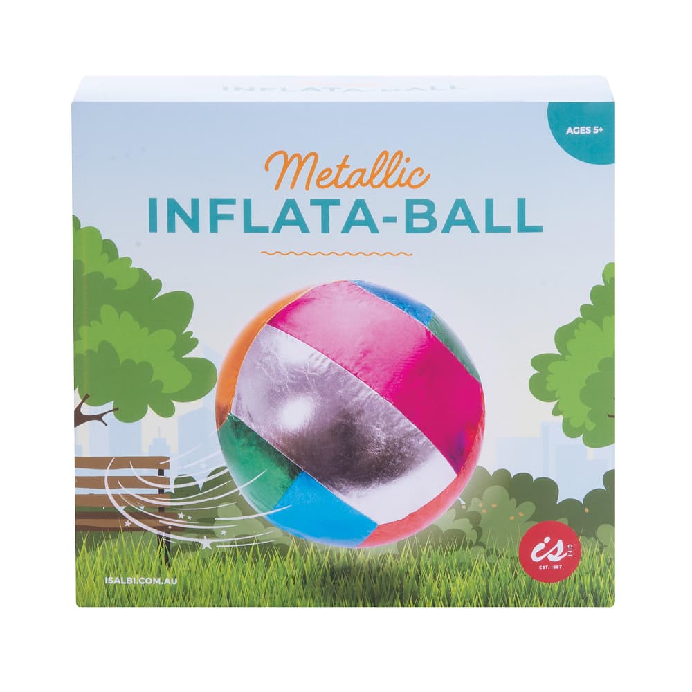 IsAlbi Metallic Inflata-Ball in box