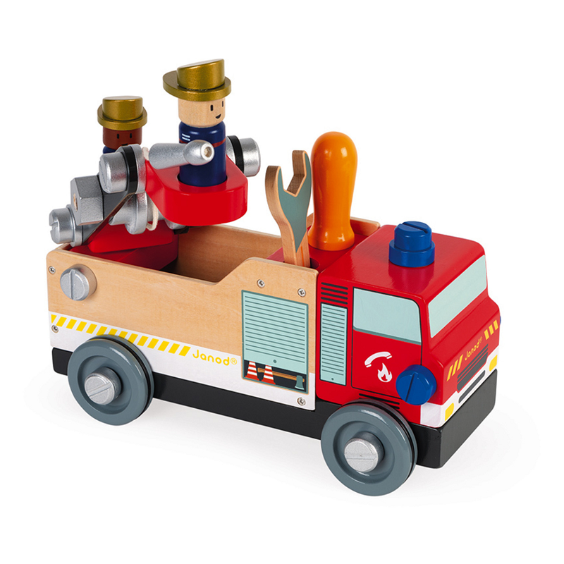 Janod BricoKids DIY Fire Truck