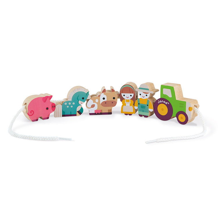 Janod Farm Threading Beads