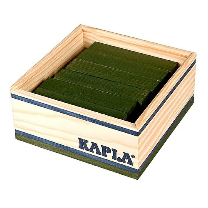 Kapla Squares - Dark Green 40 Pieces