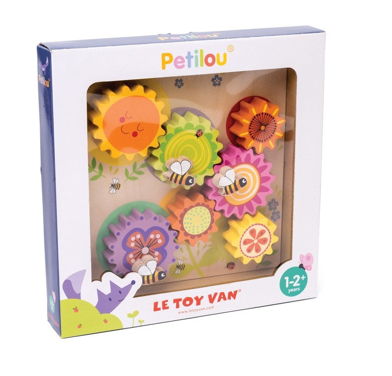 Le Toy Van - Petilou Gears And Cogs Busy Bee Learning
