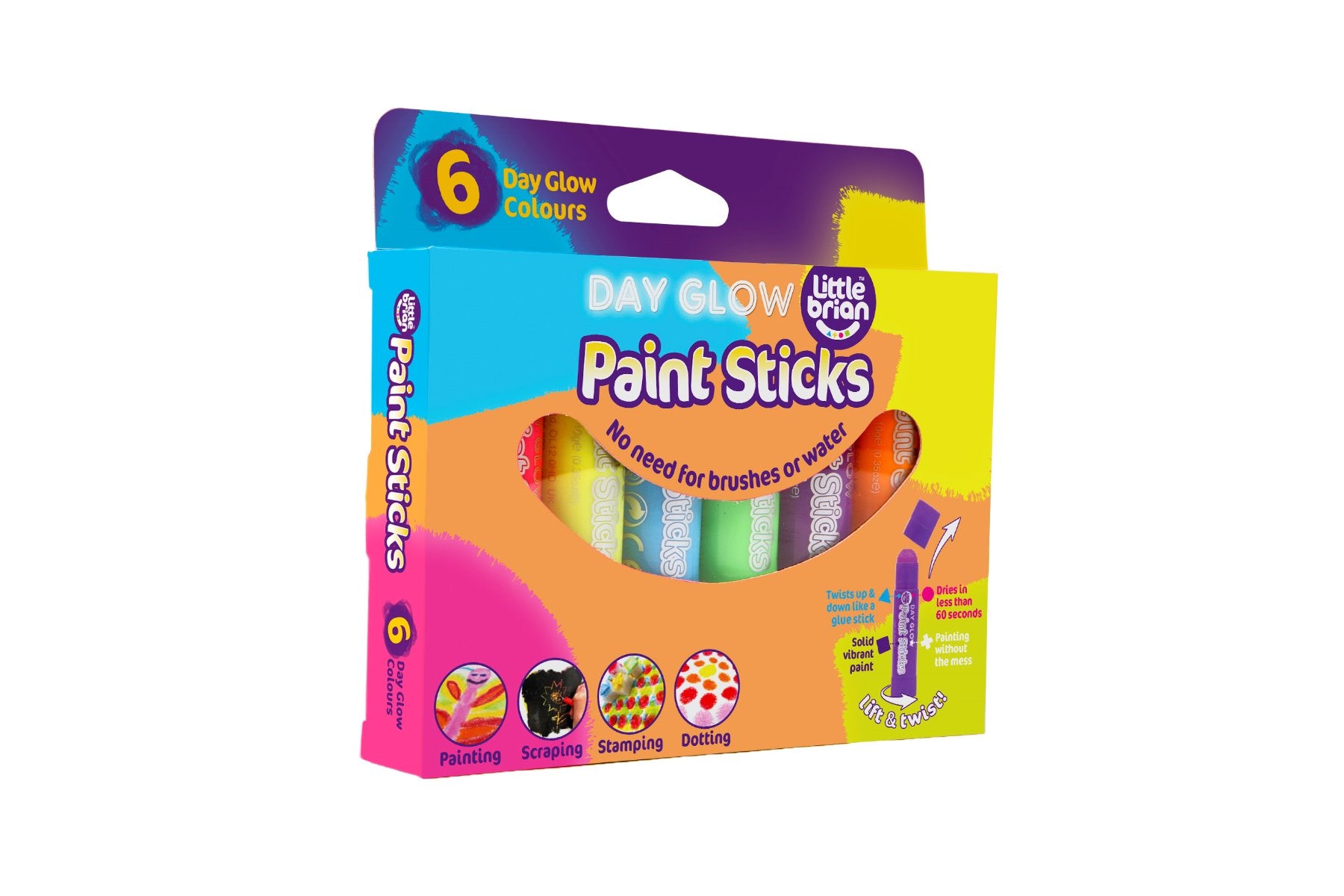 Little Brian - Paint Sticks Day Glow 6