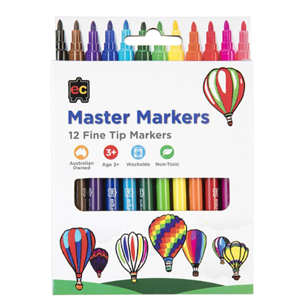 Master Markers 12 pack