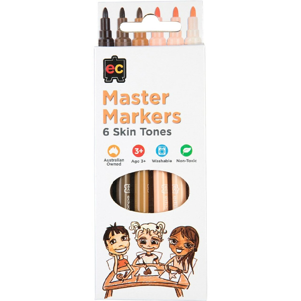 Educational Colours Master Markers Skin Tones