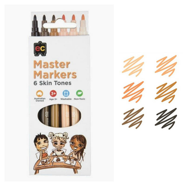 Educational Colours Master Markers Skin Tones