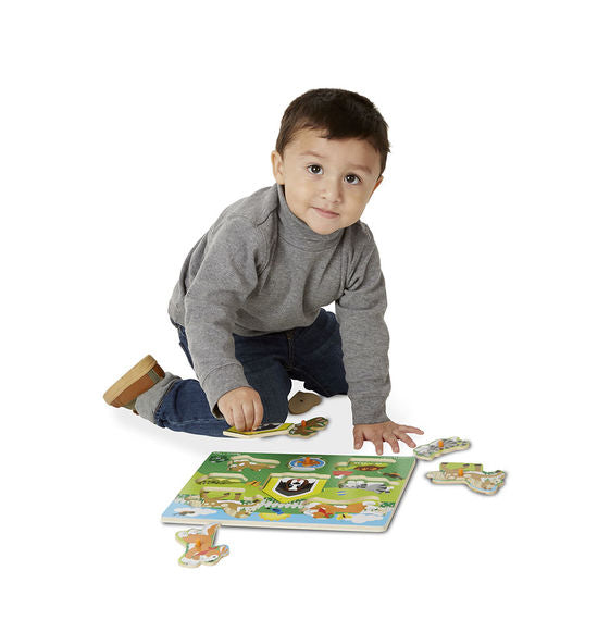 Melissa And Doug - Peg Puzzle Pets 8pc