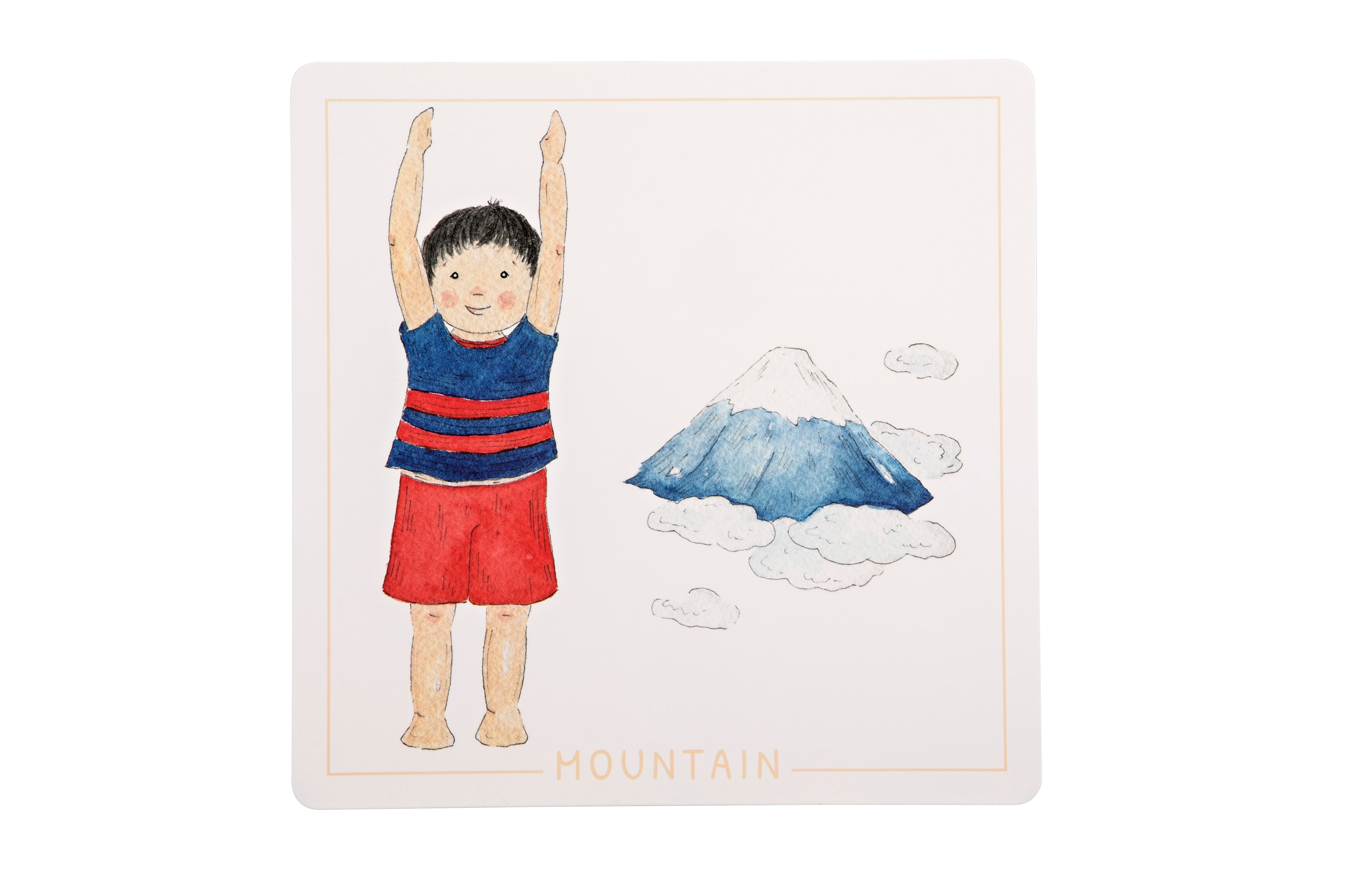 Mindful & Co Kids Yoga Flash Cards detailed