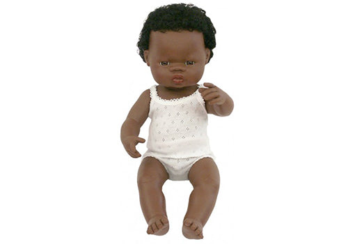 Miniland - African Boy Doll 38cm