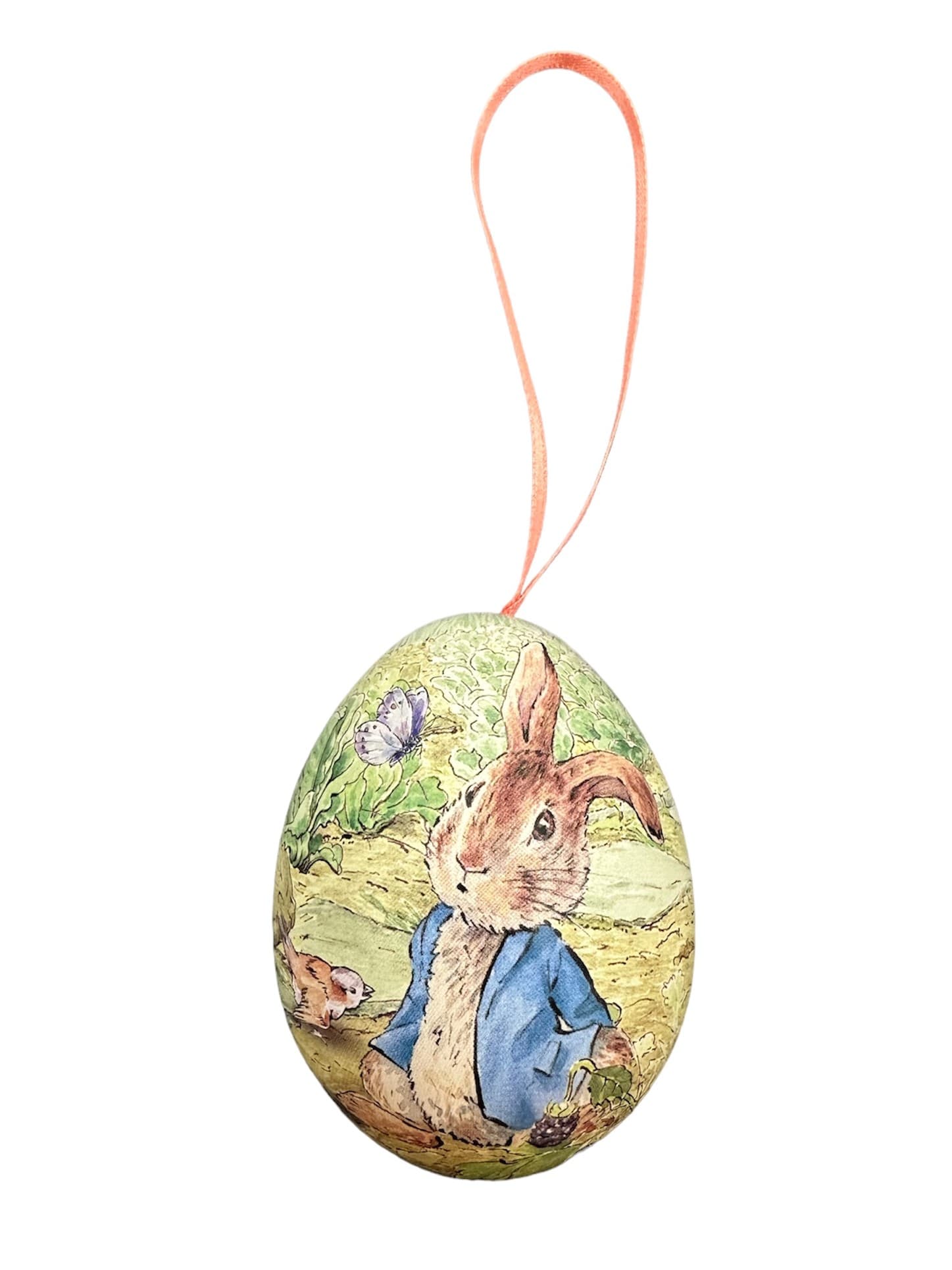 Peter Rabbit Tin - GREEN with orange string
