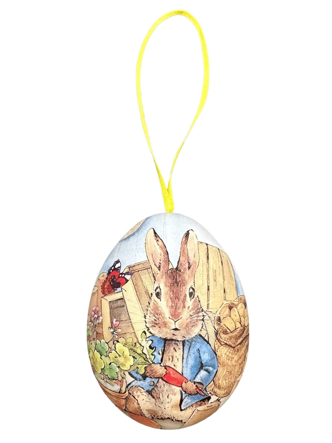 Peter Rabbit Tin - BLUE with yellow string