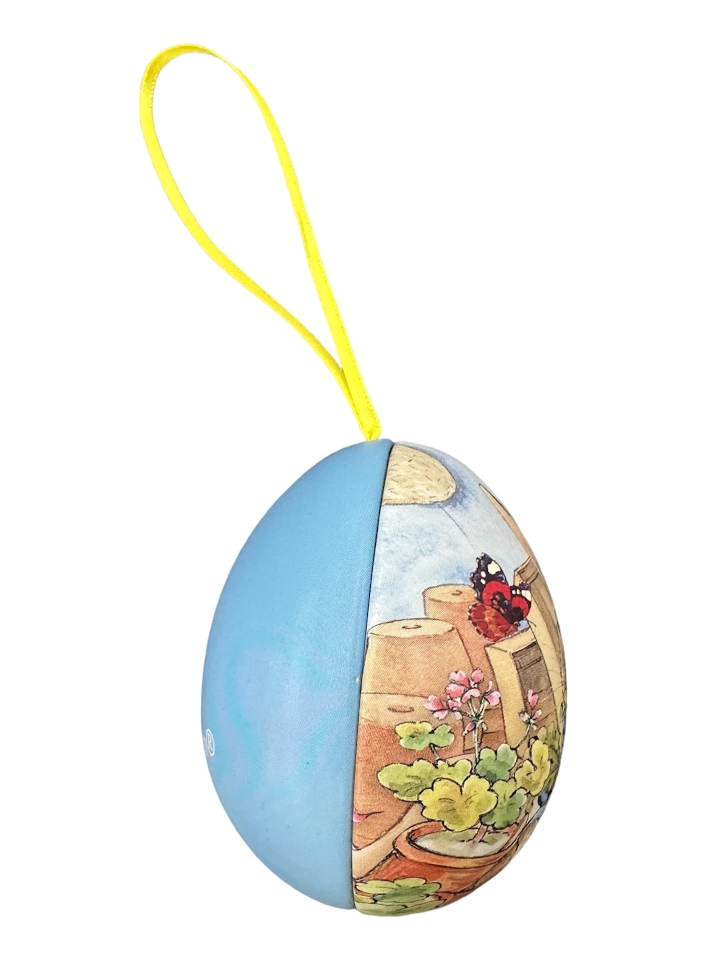 Peter Rabbit Tin - BLUE with yellow string