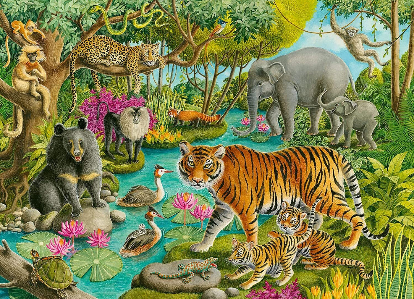 Ravensburger 60 Piece Animals of India Puzzle