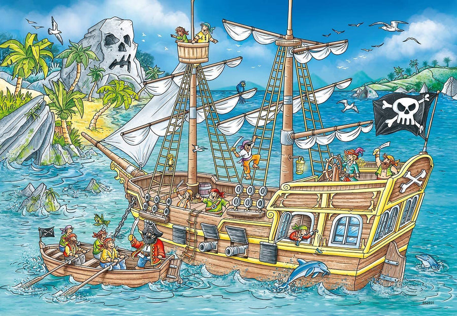 Ravensburger Adventure Island 24 piece puzzle pirate ship