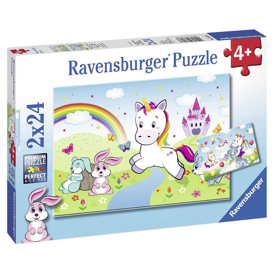 Ravensburger - Fairytale Unicorn Puzzle 2 x 24 Pc