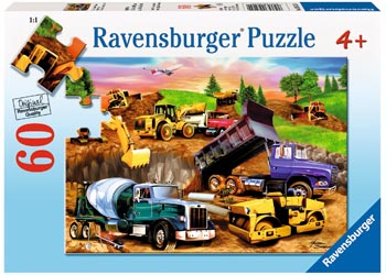 Ravensburger - Construction Crowd Puzzle 60 Pc