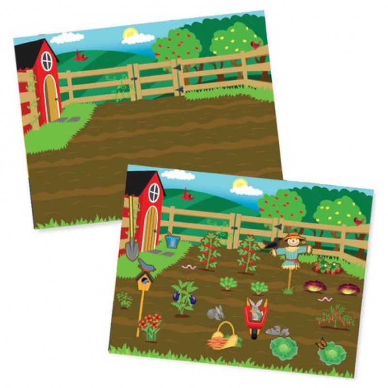 Melissa And Doug - Reusable Sticker Pad Farm
