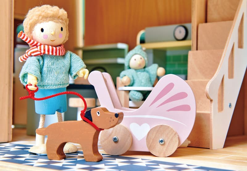 Tender Leaf Toys Dovetail Dolls House Nursery Set