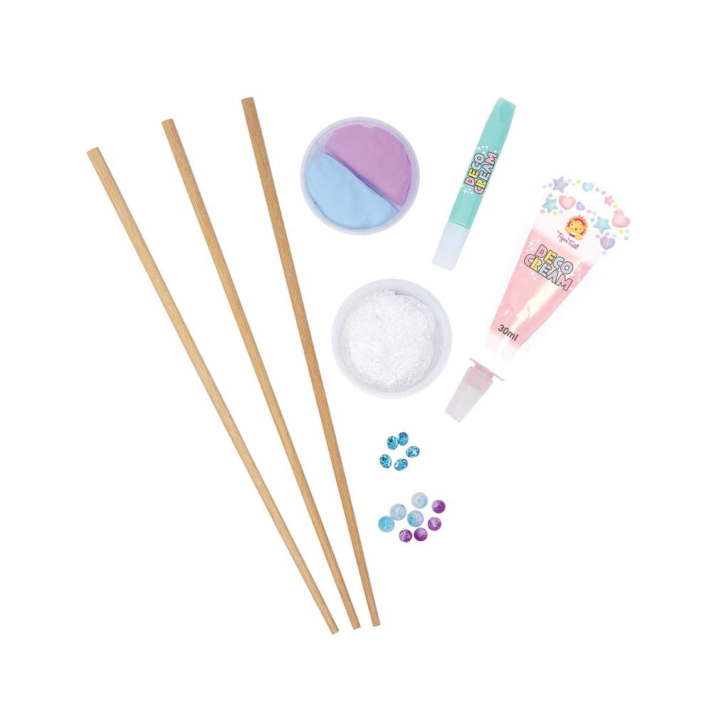 Tiger Tribe Magic Wand Kit Pastel Power contents