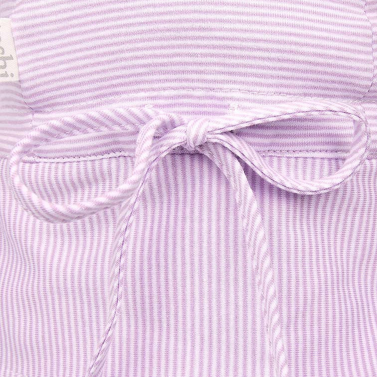 Toshi Flap Cap Baby Lavender tie at back