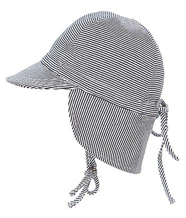 Toshi Flap Cap Baby Periwinkle chin tie
