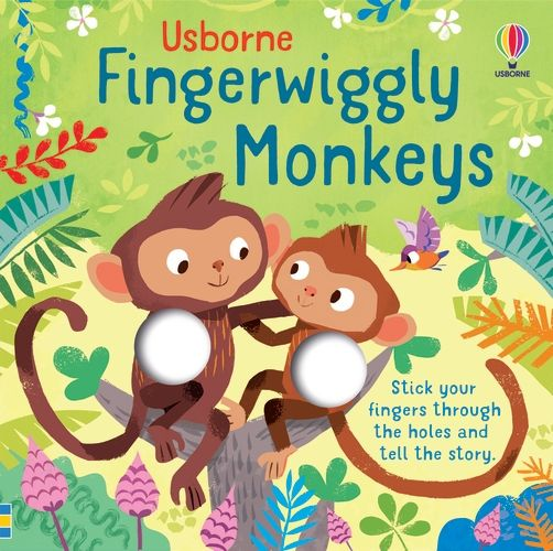 Usborne Fingerwiggly Monkeys Board Book