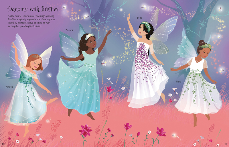 Usborne Sticker - Dolly Dressing Book - Fairy Princesses