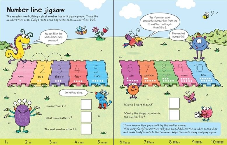 Usborne Wipe Clean Adding Activity Book