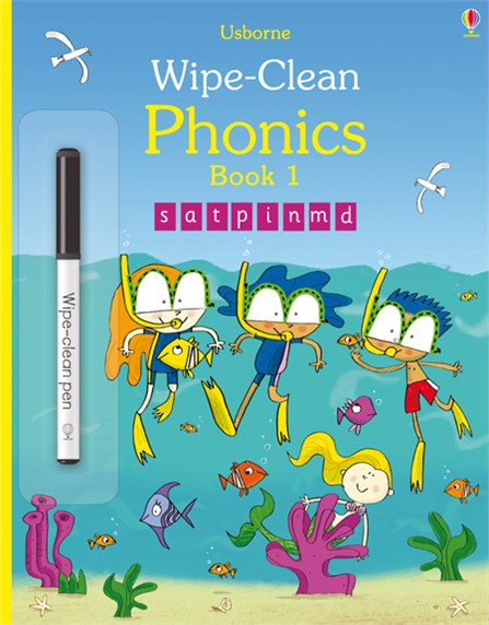 Usborne - Wipe Clean Phonics Book 1