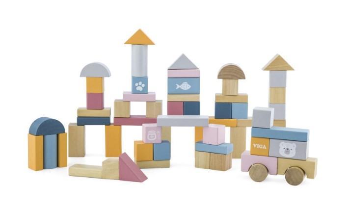 Viga PolarB Wooden Blocks 60 piece