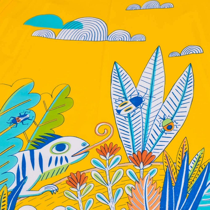 Djeco Close Up of Yellow Savannah Umbrella